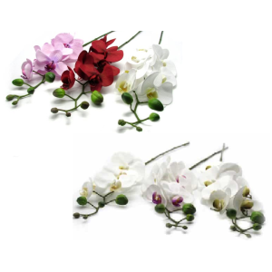 FLOR ORQUIDEA COM 7 TOQUE REAL