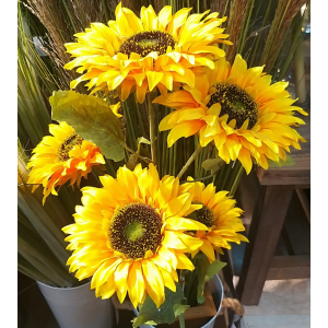 GIRASSOL COM 5 CABO AVELUDADO