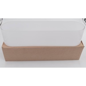 VASO DE VIDRO CV411 COMPRIDO