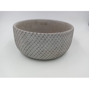 VASO DE CIMENTO RENDADO NUDE