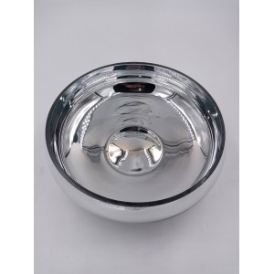 VASO DE VIDRO V-9004 TERRARIO CROMADO