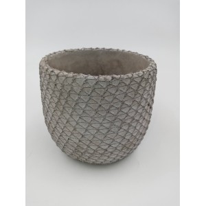 VASO DE CIMENTO RENDADO NUDE