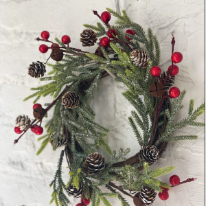 GUIRLANDA NATALINA  AMORA/PINHA