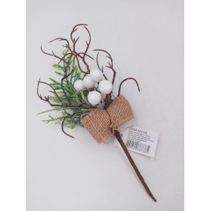 FLOR NATALINA AN129 PICK PINHA AMORA BRANCA