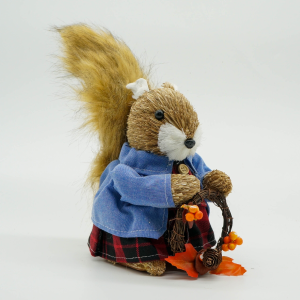 ENFEITE NATALINO ESQUILO MENINA