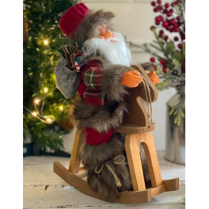 PAPAI NOEL AB214 NO CAVALINHO 30CM