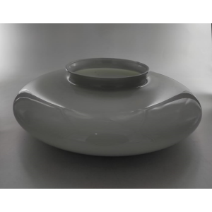 VASO DE VIDRO TERRARIO DISCO 20X14 VERA