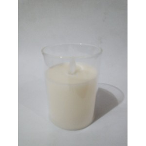 VELA CINTIL CV830 VIDRO TRANSPARENTE 7,5X10CM