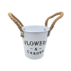 VASO METAL MG-5068 REDONDO C/AL?A CORDA