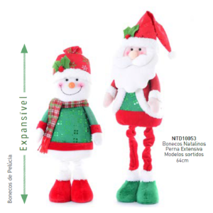 BONECO NATALINO NTD10053 NOEL EXPANSIVEL 64CM