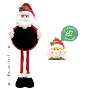 BONECO NATALINO QUADRO NEGRO EXPANSIVEL