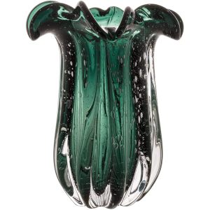 VASO VIDRO 4267 FLAT ITALY VERDE ESMERALDA