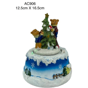 CENÁRIO NATALINO  URSOS GIRATÓRIOS