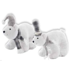 URSO POLAR NTD11501 BEYAZ GORRO 27CM