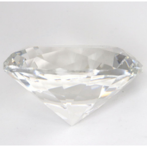 ENFEITE DE VIDRO DIAMANTE PP-80 TRANSPARENTE