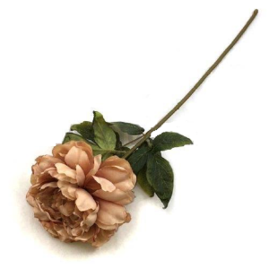 PEONIA FLOCADA COM/1 BOTÃO