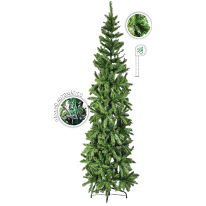 ÁRVORE NATAL CORAL SLIM 550 GALHOS