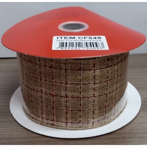 FITA NATALINA CF549 JUTA XADREZ PLAID