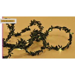 FIO LED DEL50812/14 FOLHAGEM 50LEDS 5M