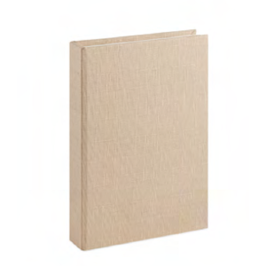 CAIXA LIVRO 13592 MDF TECIDO LINHO