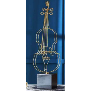 ESCULTURA METAL 137568 VIOLINO VAZADO