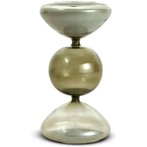 AMPULHETA EM VIDRO 17857 OBERÁ ESVERDEADA