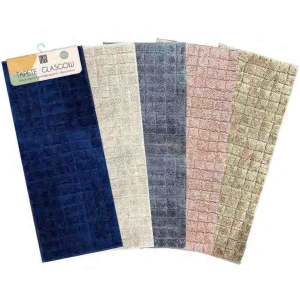 TAPETE EM DE  TECIDO MICROFIBRA  GLASGOW