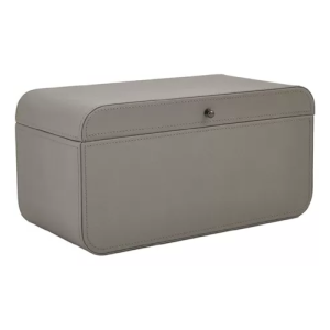 CAIXA EM MDF  REVESTIMENTO PU CINZA