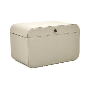 CAIXA EM MDF 17967 REVESTIMENTO PU BEGE