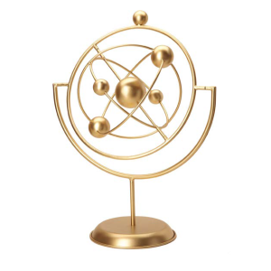 ESCULTURA METAL 14342 GALAXIA DOURADA