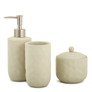 KIT  PARA BANHEIRO EM CIMENTO 3 PÇS