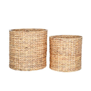 VASO EM FIBRA NATURAL SET C/2 NATURAL 57606