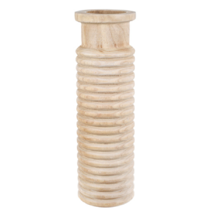VASO EM MADEIRA NATURAL