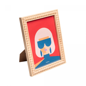 PORTA RETRATO BALLS EM  MDF  NATURAL