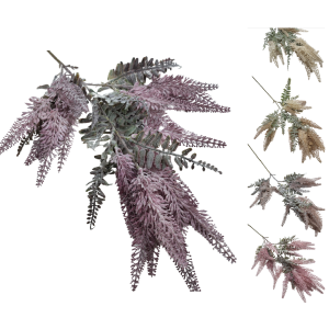 HASTE DE FOLHAGEM LAVANDA E SAMAMBAIA