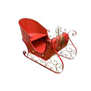 TRENO PAPAI NOEL  EM METAL DECORATIVO