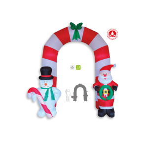 INFLAVEL ARCO PAPAI  NOEL COM LED
