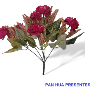 FLOR CRISANTEMO COM 6 GALHOS